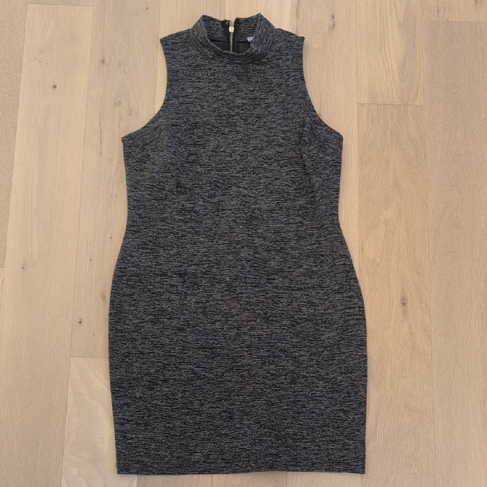 Cecico Charcoal Sleeveless Mini Dress